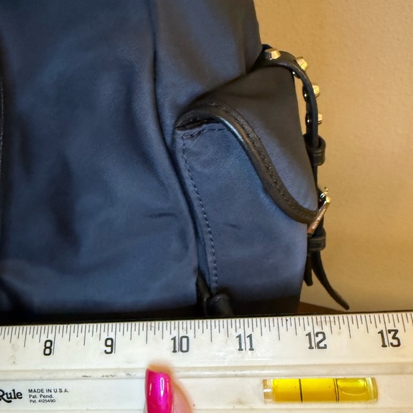 Michael Kors Midnight Blue Backpack with Silver Details - Picture 6 of 7